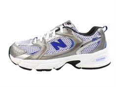 New Balance white/silver metallic 530 sneaker